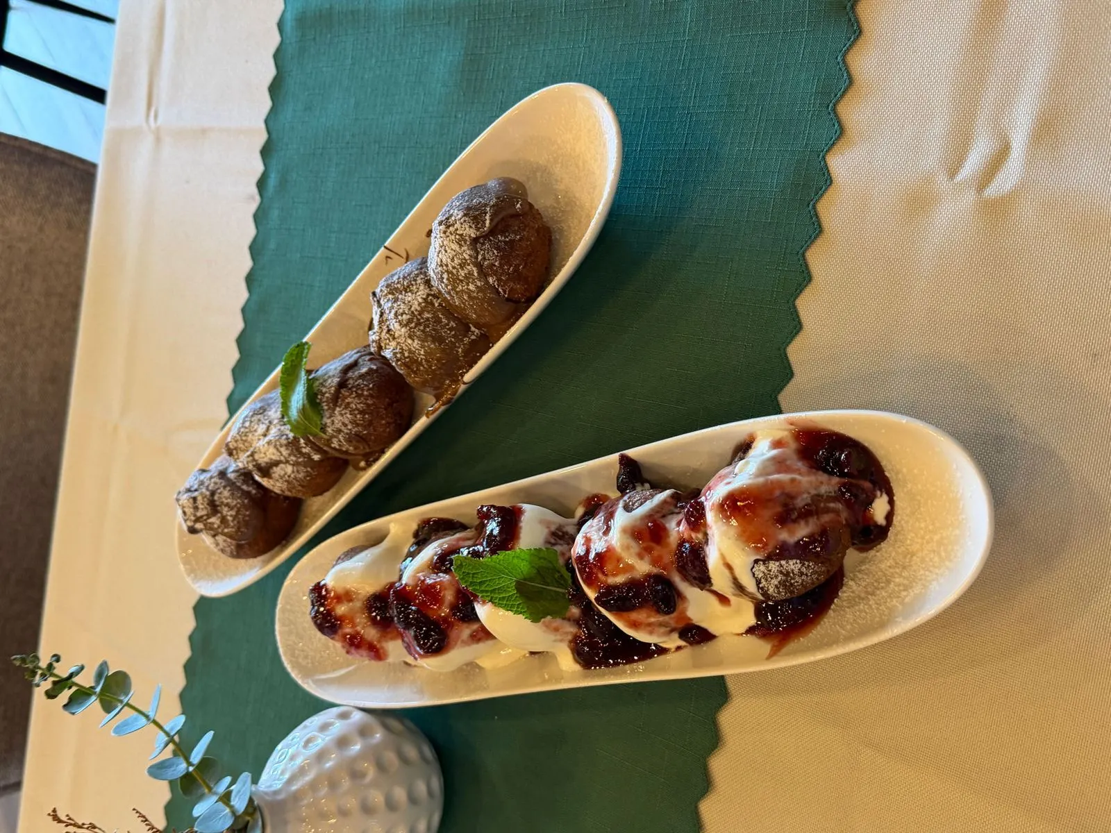 Papanași cu dulceață
